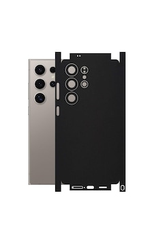 Samsung Galaxy Uyumlu S25 Ultra İle Mat Siyah Arka Kaplama Samsung Galaxy Uyumlu S25 Ultra İle Mat Siyah Arka Kaplama