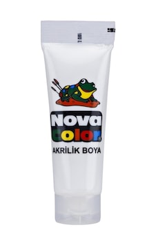 Nova Color Akrilik Beyaz Tüp Boya 75 Gr. Nova Color Akrilik Beyaz Tüp Boya 75 Gr.