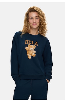 UCLA Lyra Lacivert Bisiklet Yaka Baskılı Pamuklu Loose Fit Kadın Sweatshirt UCLA Lyra Lacivert Bisiklet Yaka Baskılı Pamuklu Loose Fit Kadın Sweatshirt