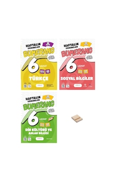 6. Sınıf Bumerang Türkçe Sosyal Ve Din 32 Haftalık Denemeleri 3lü Set + Telefon Standı 6. Sınıf Bumerang Türkçe Sosyal Ve Din 32 Haftalık Denemeleri 3lü Set + Telefon Standı