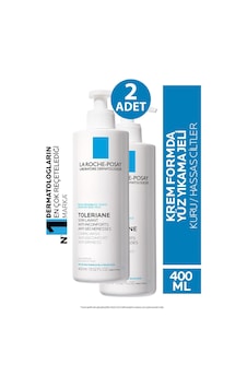 La Roche Posay Toleriane Caring Wash Kuru ve Hassas Ciltler için Yüz Yıkama Jeli 2 x 400 ML La Roche Posay Toleriane Caring Wash Kuru ve Hassas Ciltler için Yüz Yıkama Jeli 2 x 400 ML