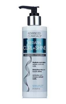 Advanced Clinicals Keratin Curl + Shine Şekillendirici Saç Kremi 237 ML Advanced Clinicals Keratin Curl + Shine Şekillendirici Saç Kremi 237 ML