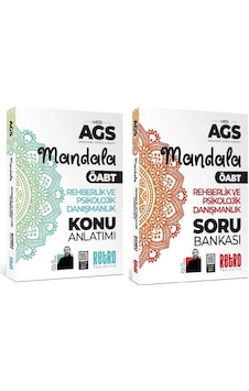 Retro Öabt Meb-ags Rehberlik Ve Psikolojik Danışmanlık Mandala Konu + Soru Bankası 2 Li Set - Fatih Koca Retro Yayıncılık