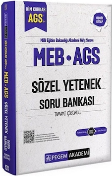 Meb Ags Kim Korkar Sözel Yetenek Soru Bankası Tamamı Çözümlü /... Meb Ags Kim Korkar Sözel Yetenek Soru Bankası Tamamı Çözümlü /...