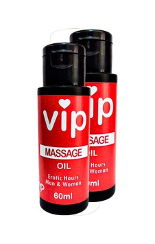 Vip Masaj Yağı 60 Ml X 2 Adet Vip Masaj Yağı 60 Ml X 2 Adet