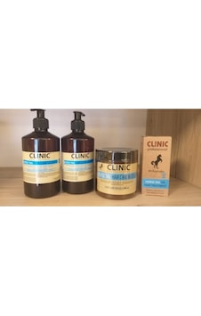 Clinic At Kuyrugu Şampuan 2 x 500 ML + Maske 500 ML + Serum 100 ML Clinic At Kuyrugu Şampuan 2 x 500 ML + Maske 500 ML + Serum 100 ML