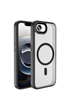Apple Uyumlu iPhone 16e Kılıf Mat Arka Yüzey Wireless Şarj Özellikli Zore Flet M-safe Kapak