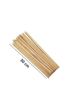Jenerik Ahşap Çöp Şiş Çubuğu 30 Cm - 50 Adet Jenerik Ahşap Çöp Şiş Çubuğu 30 Cm - 50 Adet