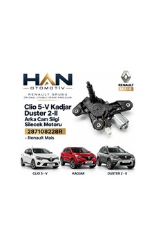 Mais Renault Clio 5 Arka Silgi Silecek Motoru 287108228r