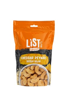 5 Adet List Flavours Kızartılmış Cheddar Soslu Kaju 100g 100 G