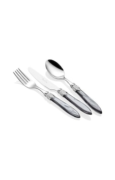 Rıvadoss Lauro Chrome Gri 75 Parça Çatal Bıçak Seti Diğer Rıvadoss Lauro Chrome Gri 75 Parça Çatal Bıçak Seti Diğer
