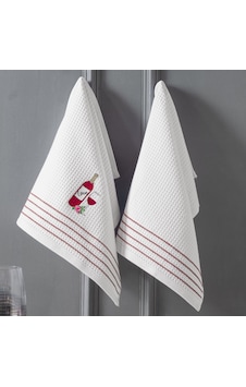 Schafer Home Wine 2 Li Kurulama Bezi 40x60 Cm-beyaz Schafer Home Wine 2 Li Kurulama Bezi 40x60 Cm-beyaz