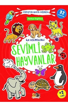 İlk Kelimelerle Sevimli Hayvanlar - Yapıştır Boya Öğren- Cik Cik Yayınları İlk Kelimelerle Sevimli Hayvanlar - Yapıştır Boya Öğren- Cik Cik Yayınları