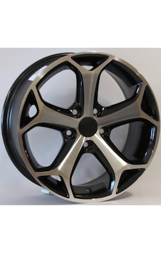 Dedika Dy-316 7X16 5X108 Et40 63.4 Black Machıned Xl Dedika Dy-316 7X16 5X108 Et40 63.4 Black Machıned Xl