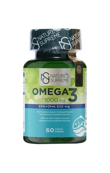Nature's Supreme Omega 3 1000 MG 60  Kapsül
