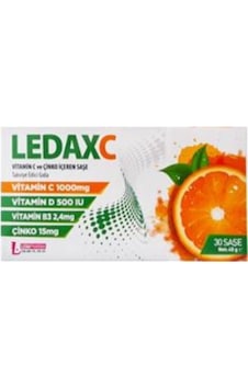 Ledapharma Ledax C Vıtamın 1000 Mg 30 Saşe Ledapharma Ledax C Vıtamın 1000 Mg 30 Saşe