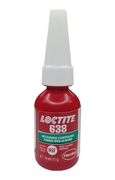 Loctite 638 Yüksek Mukavemetli Sıkı Geçme 10Ml Loctite 638 Yüksek Mukavemetli Sıkı Geçme 10Ml
