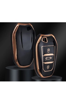 Citroen C5 Aircross Anahtar Kılıfı-Siyah,C3 C4 Elysee Uyumlu Citroen C5 Aircross Anahtar Kılıfı-Siyah,C3 C4 Elysee Uyumlu