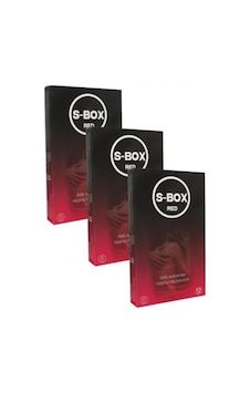 S-Box Red Kabartmalı Prezervatif 12'li x 3 S-Box Red Kabartmalı Prezervatif 12'li x 3