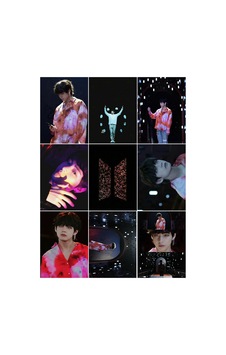 Taehyung - Love Me Again Desenli Tasarım Ozel Seri Fotokart Seti Taehyung - Love Me Again Desenli Tasarım Ozel Seri Fotokart Seti