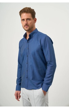 Morven Erkek Lacivert Oxford Slim Fit Düğmeli Yaka Gömlek 99ms004001200 Lacivert Morven Erkek Lacivert Oxford Slim Fit Düğmeli Yaka Gömlek 99ms004001200 Lacivert