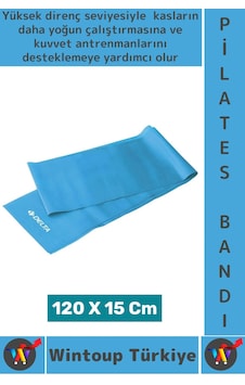 Premium Esneme Antrenman Fitness Aerobik Esnek Elastik Hafif Güçlü Sertlik Pilates Direnç Bandı Çok Renkli