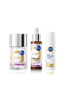 SUN SPF50 Primer Nemlendirici Makyaj Bazı 30ml, Luminous630 Skin Glow Cilt Serum 30ml ve Tonik 100ml SUN SPF50 Primer Nemlendirici Makyaj Bazı 30ml, Luminous630 Skin Glow Cilt Serum 30ml ve Tonik 100ml