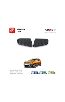 Dacia Duster 2018-2024 Yıl Aralığı Uyumlu Plastik Kelebek Cam 2 Parça Dacia Duster 2018-2024 Yıl Aralığı Uyumlu Plastik Kelebek Cam 2 Parça