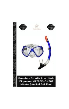 Premium Su Altı Aracı Hobi Ekipmanı M4206p+sn26p Maske Şnorkel Set Mavi Premium Su Altı Aracı Hobi Ekipmanı M4206p+sn26p Maske Şnorkel Set Mavi