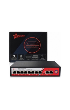 Star-link Stl-1008 120w 10/100 Mbps 8 Port Metal Kasa Poe Switch