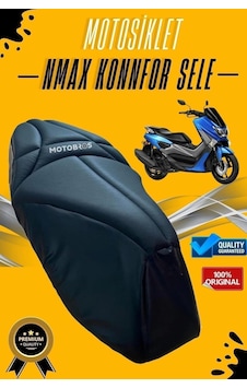 Motobros Yamaha Nmax İle Uyumlu Özel Kalıp Visco Süngerli Ultra Konforlu Konfor Sele Pedi, Siyah Motobros Yamaha Nmax İle Uyumlu Özel Kalıp Visco Süngerli Ultra Konforlu Konfor Sele Pedi, Siyah