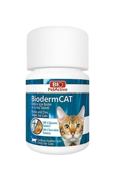 Bio Petactive Tüy Dökülmesini Azaltan Kedi Vitamini Tableti 100'lü