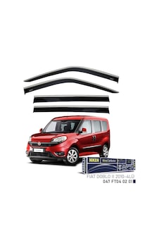 Niken Fiat Doblo Cam Rüzgarlığı Kromlu 4&apos Lü 2010+ Sonrası Niken Fiat Doblo Cam Rüzgarlığı Kromlu 4&apos Lü 2010+ Sonrası