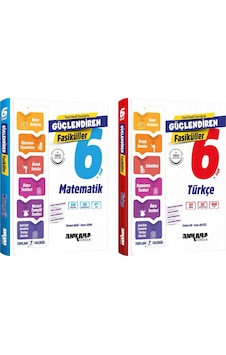 Ankara 2025 6. Sınıf Matematik + Türkçe Güçlendiren Fasikül Seti 2 Kitap Güncel Müfredat Ankara 2025 6. Sınıf Matematik + Türkçe Güçlendiren Fasikül Seti 2 Kitap Güncel Müfredat
