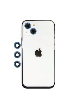İphone 14 Shine Kamera Lens - Mavi İphone 14 Shine Kamera Lens - Mavi