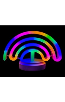 Neon Işıklı Gökkuşağı Masa Gece Lambası Diğer Neon Işıklı Gökkuşağı Masa Gece Lambası Diğer