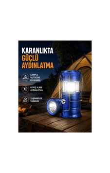 Astraltech Güneş Enerjisiyle Çalışan Kamp Feneri Hafif Portatif Uzun Ömürlü Altın
