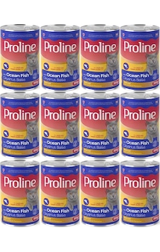 Pro Line Okyanus Balıklı Yetişkin Kedi Konservesi 12 x 395 G
