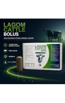 Lagom Cattle Bolus Uzun Salınımlı Vitamin Ve Mineral Desteği 10 Adet 100 Gr + 2 Adet Bolus Hediye Lagom Cattle Bolus Uzun Salınımlı Vitamin Ve Mineral Desteği 10 Adet 100 Gr + 2 Adet Bolus Hediye