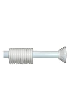 Zethome Banyo Perde Borusu 90cm-130cm Beyaz Duş Perde Borusu Perde Askısı Duş Borusu Metal Beyaz Zethome Banyo Perde Borusu 90cm-130cm Beyaz Duş Perde Borusu Perde Askısı Duş Borusu Metal Beyaz