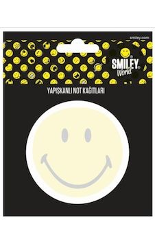 Smiley Şekilli Yapışkanlı Not Kağıdı 50 Yaprak 2 Adet Smiley Şekilli Yapışkanlı Not Kağıdı 50 Yaprak 2 Adet