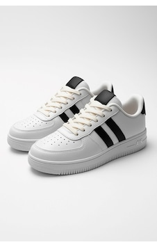 Günlük Unisex Spor Ayakkabı Bağcıklı Dikiş Detaylı Hafif Kalın Yüksek Taban Sneaker 4005 Beyaz - Siyah Günlük Unisex Spor Ayakkabı Bağcıklı Dikiş Detaylı Hafif Kalın Yüksek Taban Sneaker 4005 Beyaz - Siyah