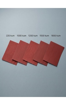 Su Zımparası, Yumuşak Kağıt, Yüksek Kalite 23x28 Cm 220,1000,1200,1500,1800 Kum 5 Parça