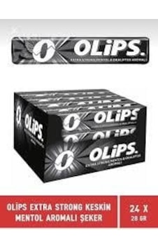 Olips Mentol Extra Strong Okaliptus Aromalı Bonbon Şekerleme 28 G 24 Adet-26