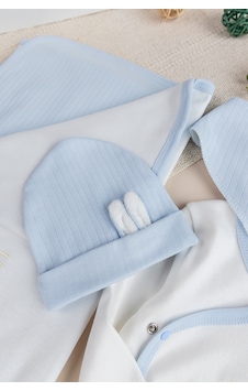 Babymod Tavşan Figürlü 8 Li Erkek Bebek Hastane Çıkışı Yeni Doğan Bebek Takımı Çok Renkli Babymod Tavşan Figürlü 8 Li Erkek Bebek Hastane Çıkışı Yeni Doğan Bebek Takımı Çok Renkli