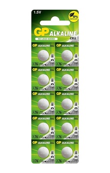 Gp Lr44 A76 1.5v Lin Pil 10'lu Paket Gp Lr44 A76 1.5v Lin Pil 10'lu Paket