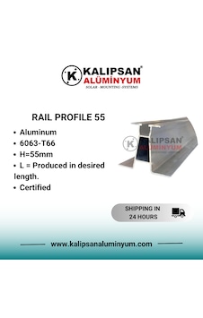 55'lik Aşık Ray Profili H:55 2000 Mm 3 Adet 55'lik Aşık Ray Profili H:55 2000 Mm 3 Adet
