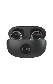 Linkage Lkb-42 Klipsli Açık Kulak Kablosuz Kulaklık - Ows Tasarım, Enc Gürültü Azaltma, Siri Destekli Led Ekranlı Bluetooth Kulaklık Siyah