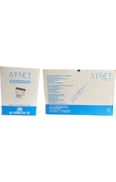 Ayset 10 ML 0.70*32 Enjektör Siyah( 22G * 1 1/4) 150 Adet Ayset 10 ML 0.70*32 Enjektör Siyah( 22G * 1 1/4) 150 Adet