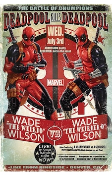 Deadpool Wade Vs Wade Maxı Poster İthal
